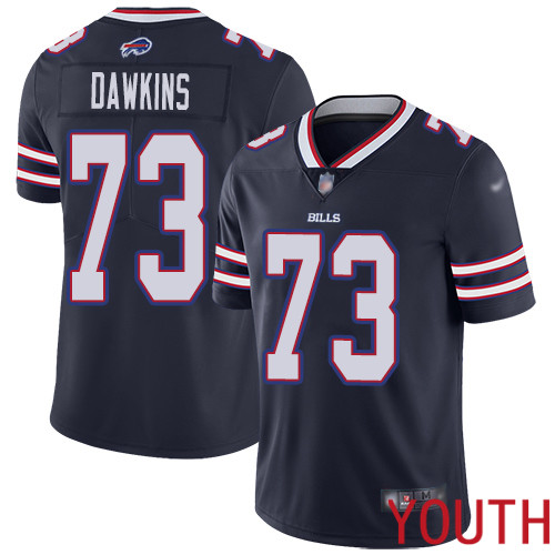 Youth Buffalo Bills #73 Dion Dawkins Limited Navy Blue Inverted Legend NFL Jersey
